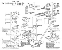 Bosch 0 603 231 963 P 800 ST Cordless Grass Shear Spare Parts